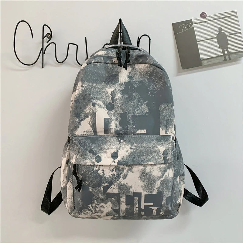 Nylon Girls School Backpack Urban Bag Female Students Books Backpack