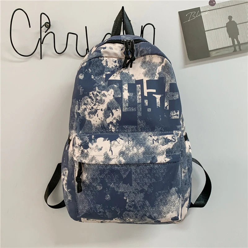 Nylon Girls School Backpack Urban Bag Female Students Books Backpack