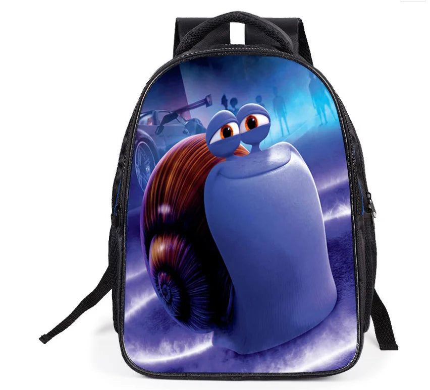 Snail Cartoon School Bag for Kids - Lightweight and Breathable