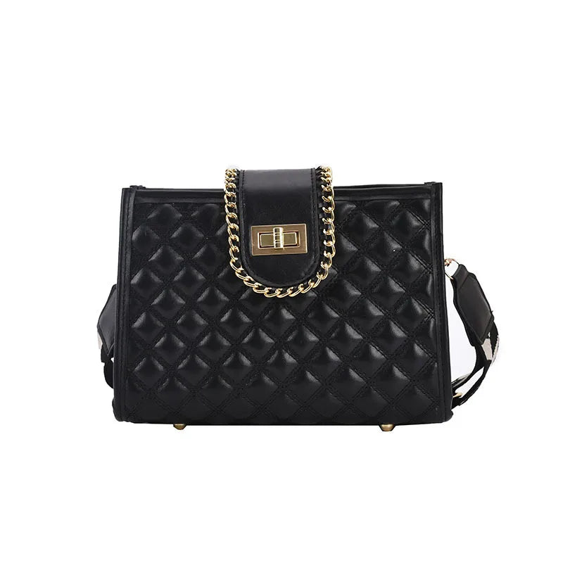 Linge Embroidery Line Small Bag Women's Bag Spring Sloping Bag