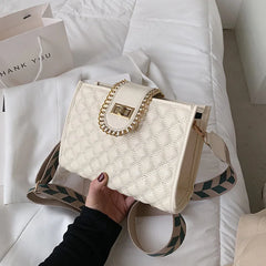 Linge Embroidery Line Small Bag Women's Bag Spring Sloping Bag
