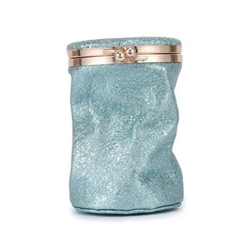 Portable Makeup Box with Mirror Jewelry Storage Bag