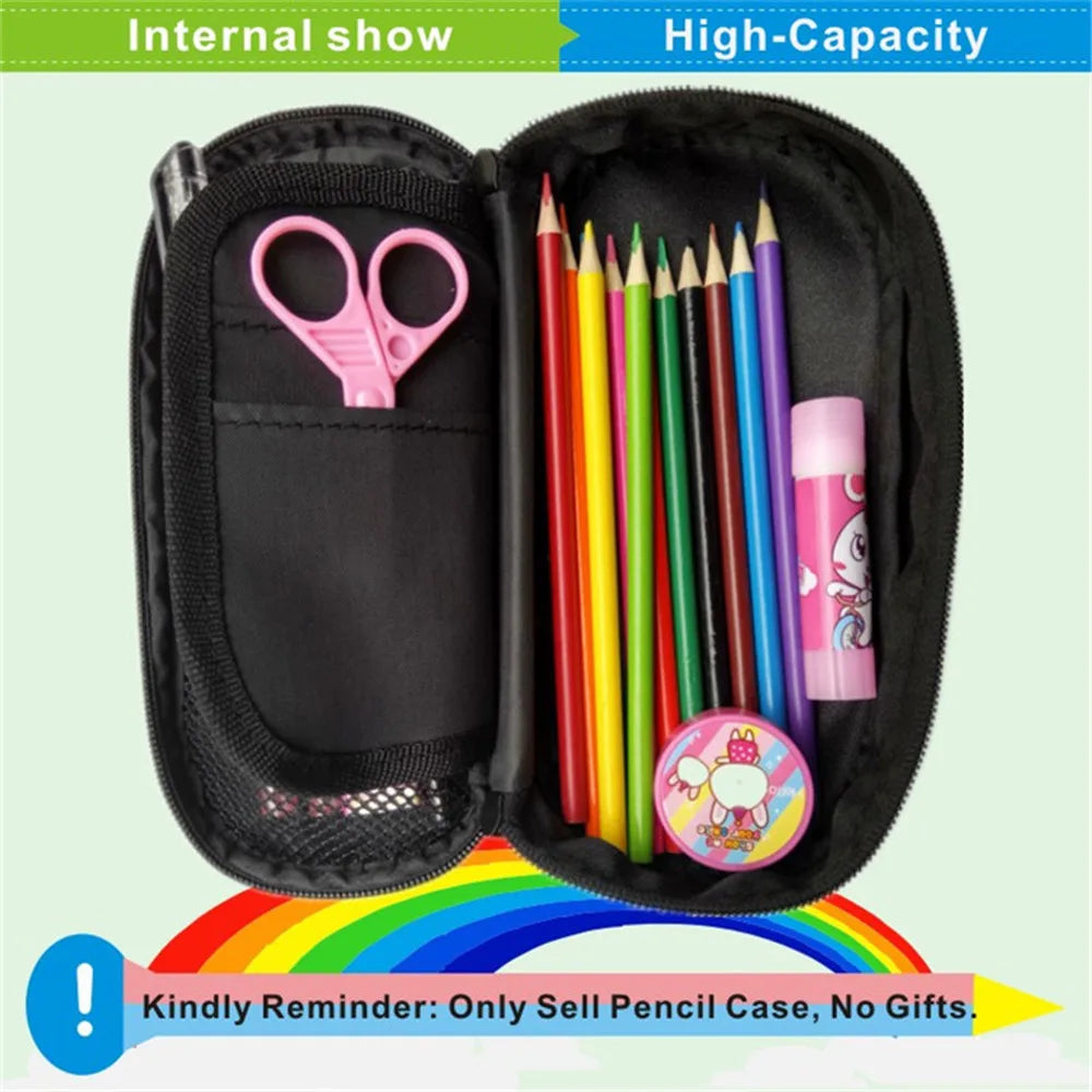 Little Nightmares 2 Pencil Cases Kids 3D Printed Pencil Box