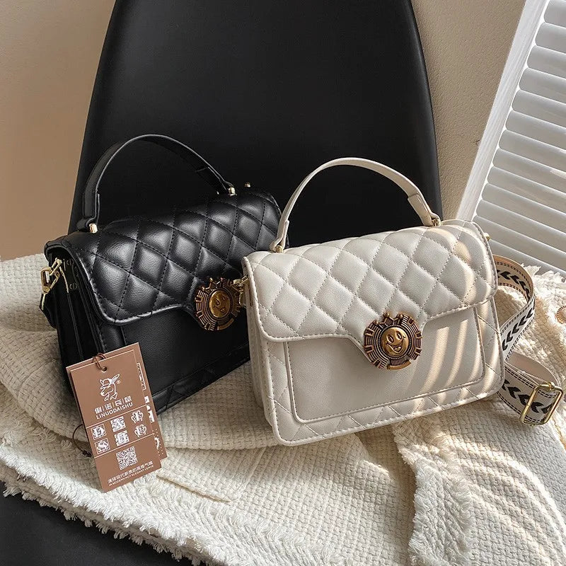 Women's Lingge Chain Bag, Single Shoulder Messenger Bag