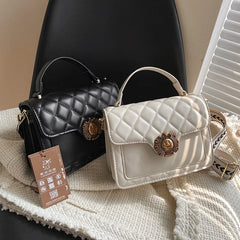 Women's Lingge Chain Bag, Single Shoulder Messenger Bag