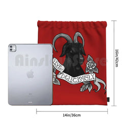 Live Deliciously Phillip Backpack Drawstring Bag Gym Waterproof Vvitch