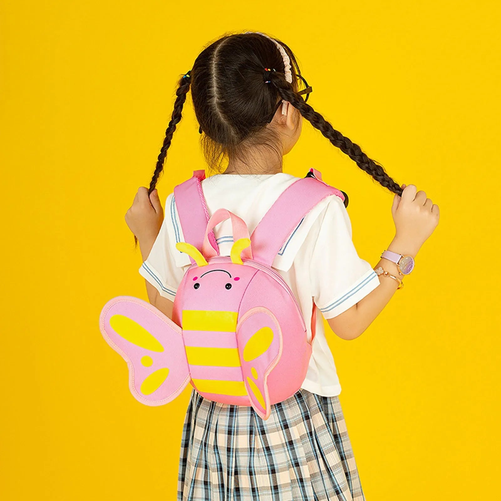 Funny Bee Shape Backpack 2 Person Tent Lightweight School Bag