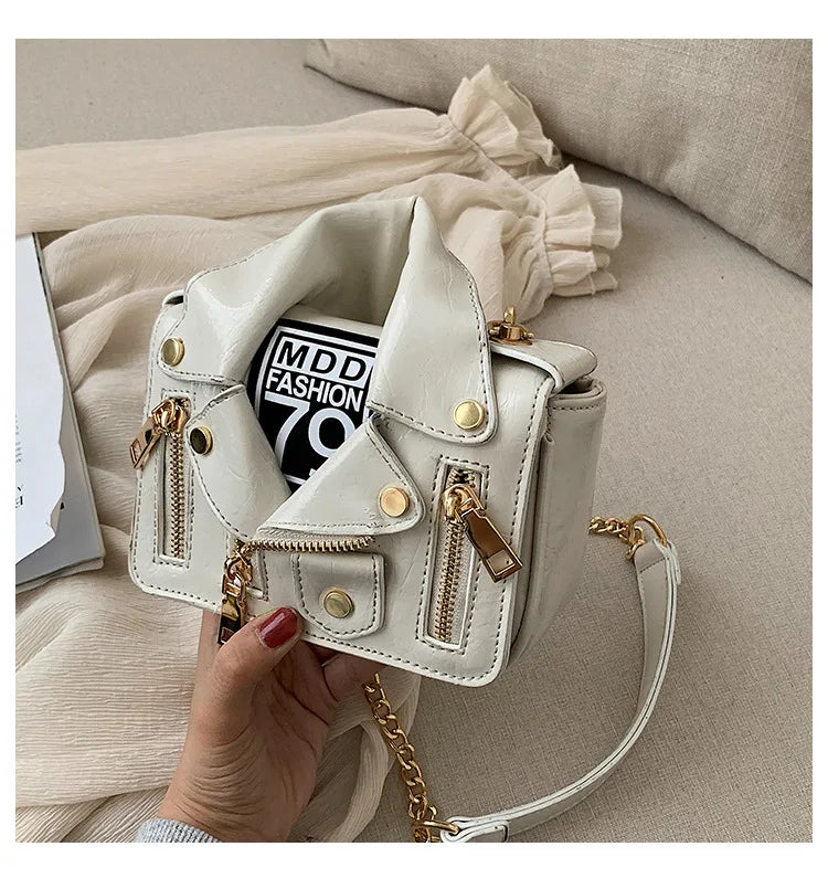 Personalized Locomotive Women's Bag with Chain Strap