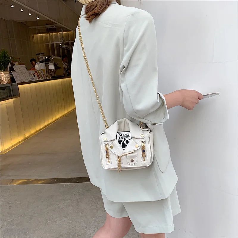 Personalized Locomotive Women's Bag with Chain Strap
