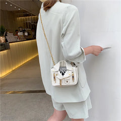 Personalized Locomotive Women's Bag with Chain Strap
