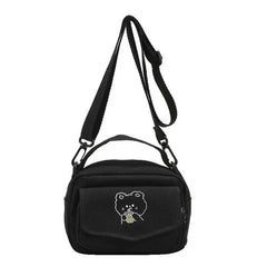 Long Keeper Canvas Tote Shoulder Bag with Zipper