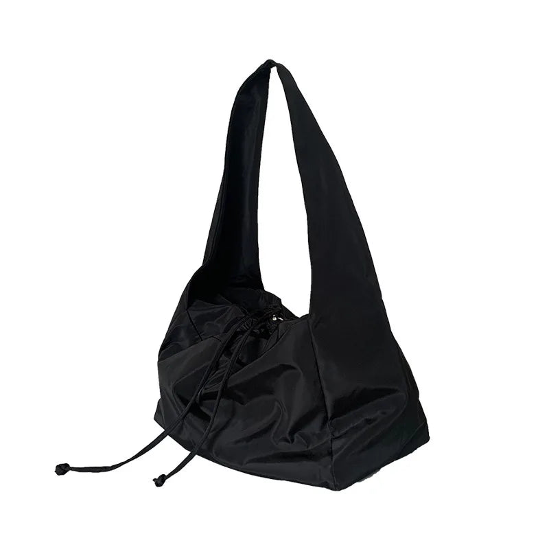 Large Capacity Nylon Shoulder Bag Purse for Women Men