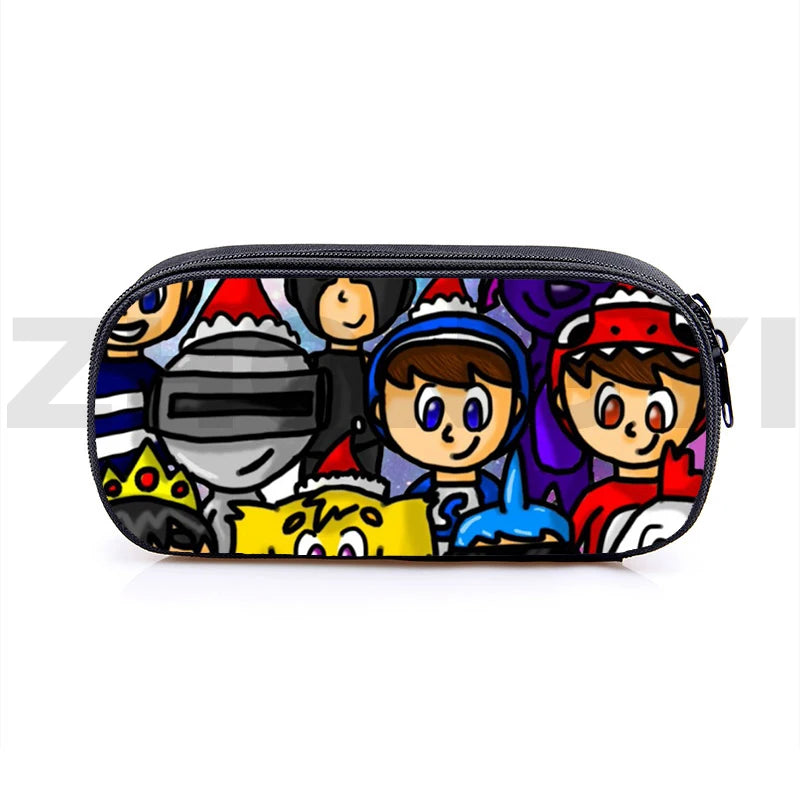 Compas Mikecrack Pencil Case 3D Anime Makeup Storage Box