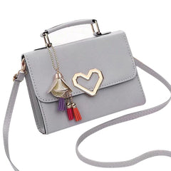 Love Button Shoulder Bag Small Square Bag Crossbody
