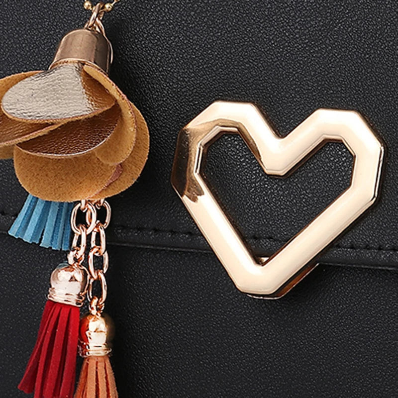 Love Button Shoulder Bag Small Square Bag Crossbody
