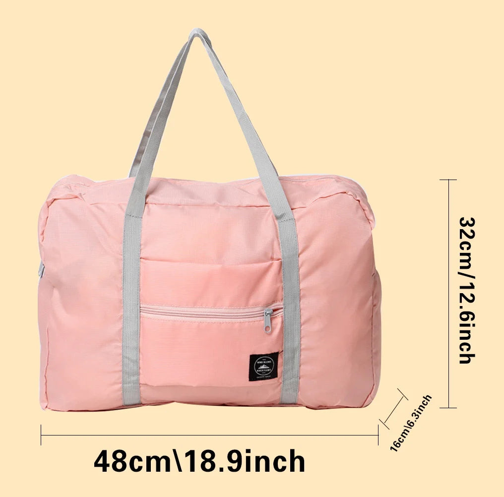 Nylon Tote Outdoor Travel Shoulder Bag for Women Men Handbag