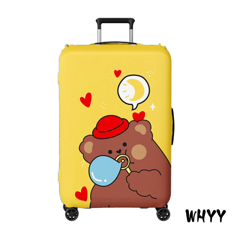 Thickened Protective Luggage Cover Elastic Dust Cover Scratch Resistant