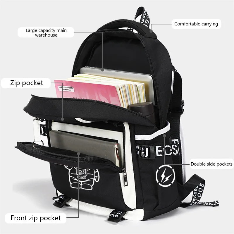 Luminous Orthopedic School Backpack for Boys