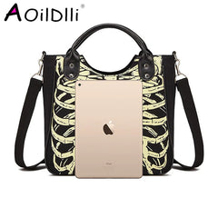 Gothic Skeleton Bones Skulls Tote Bag