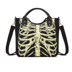 Gothic Skeleton Bones Skulls Tote Bag
