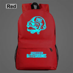 Luminous PUBG Helmets School Bag for Children