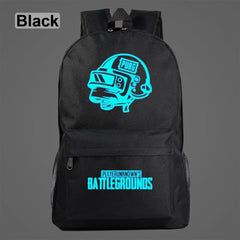 Luminous PUBG Helmets School Bag for Children