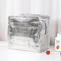 Insulated Japan Cat Print Lunch Bag Thermal Portable Bento Pouch High Capacity