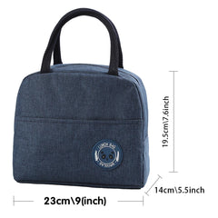 Insulated Cooler Lunch Box Women Kids Food Thermal Organizer Handbag