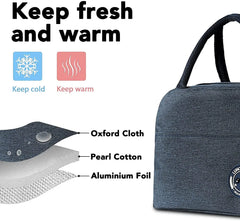 Insulated Cooler Lunch Box Women Kids Food Thermal Organizer Handbag