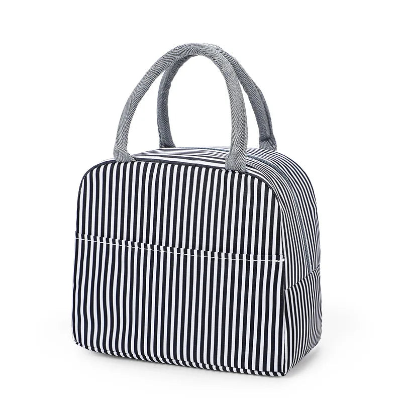 Insulated Thermal Lunch Bag Cartoon Pattern Portable Cold Food Storage