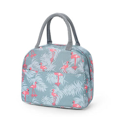 Insulated Thermal Lunch Bag Cartoon Pattern Portable Cold Food Storage