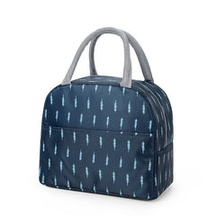 Insulated Thermal Lunch Bag Cartoon Pattern Portable Cold Food Storage