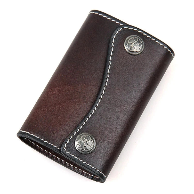 Veg Leather Mini Key Bag Car Key Case Key Chain 8130
