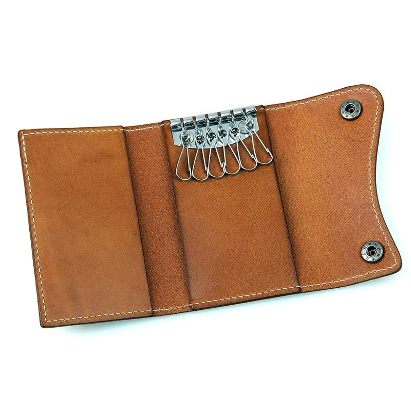 Veg Leather Mini Key Bag Car Key Case Key Chain 8130
