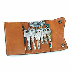 Veg Leather Mini Key Bag Car Key Case Key Chain 8130