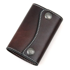Veg Leather Mini Key Bag Car Key Case Key Chain 8130