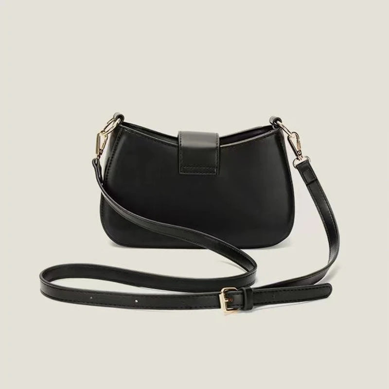 Retro Stripe Crossbody Bag for Woman Winter