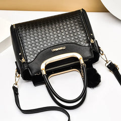 Woven Pattern Shoulder Bags Large Capacity Tote Bags