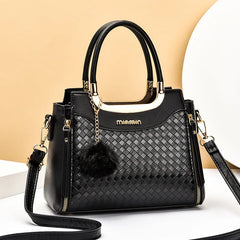 Woven Pattern Shoulder Bags Large Capacity Tote Bags