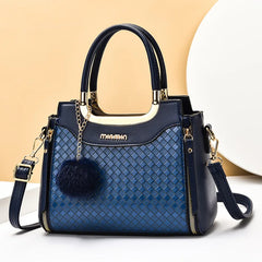 Woven Pattern Shoulder Bags Large Capacity Tote Bags