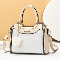 Woven Pattern Shoulder Bags Large Capacity Tote Bags