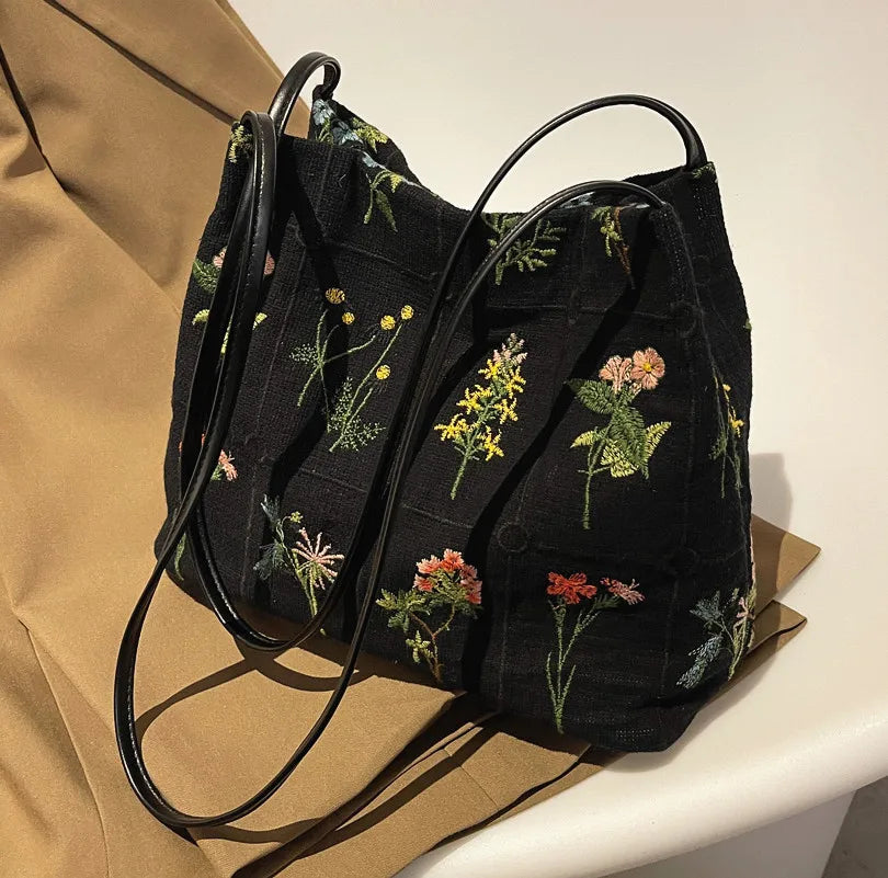 Floral Large Tote Handbag for Women