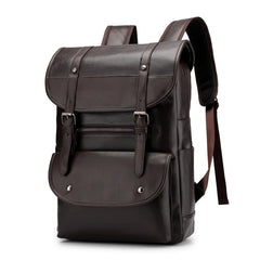 Vintage Men Backpack For Teenage School Bags Male Large Capacity La...