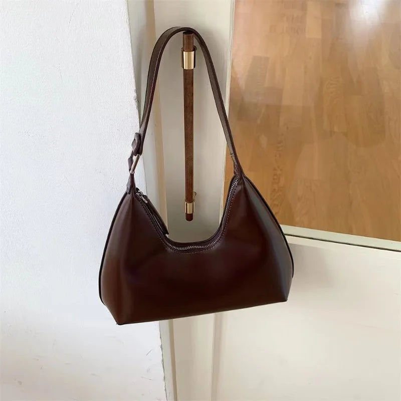 Women Autumn Winter Retro Underarm Bag Handbag All-match Casual Shoulder Sac