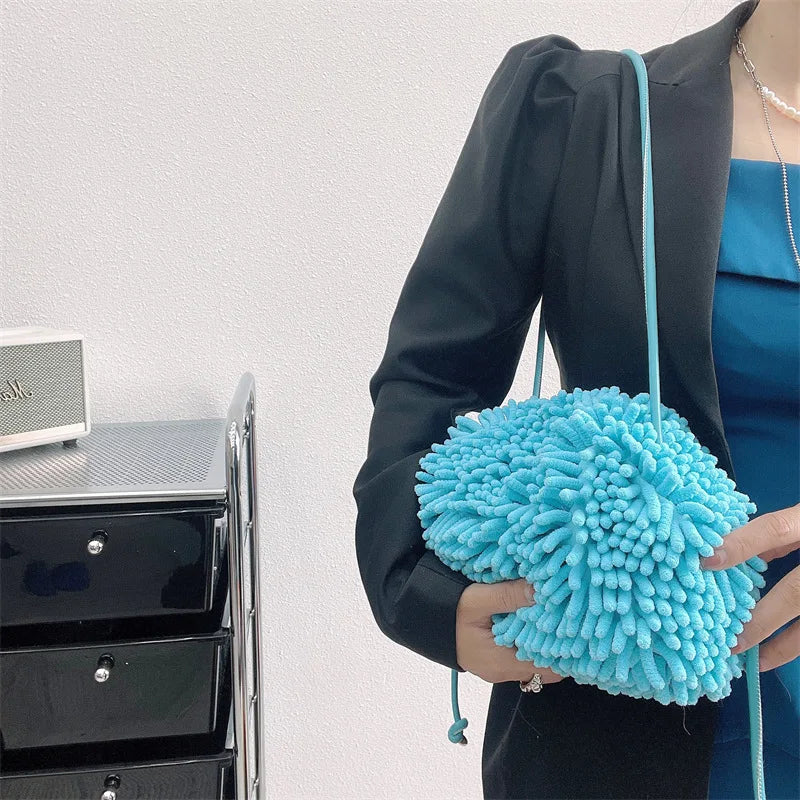 Plush Cloud Bag Women Shoulder Bag Dumpling Crossbody Messenger Bags