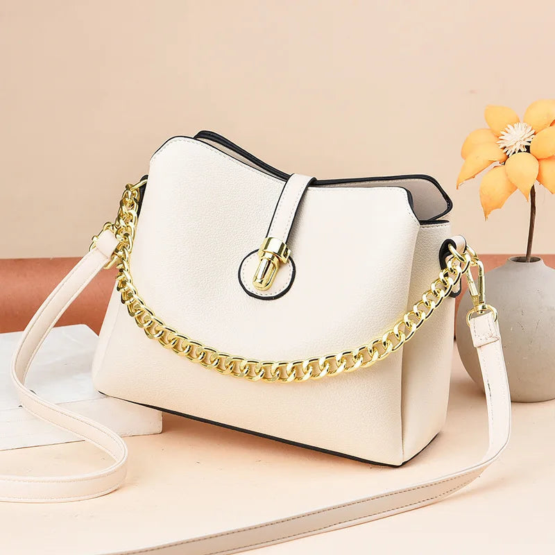 Chain Shoulder Messenger Bag Retro Handbag Women