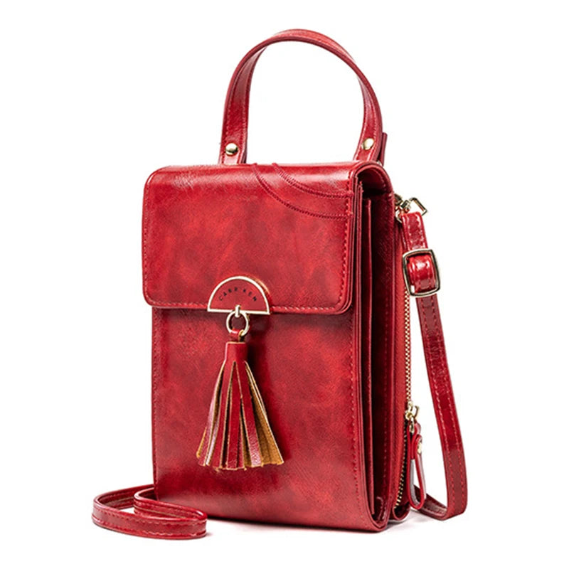 Women's Mini Crossbody Shoulder Bag Small Handbag Tote Leather Purse