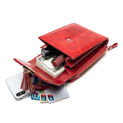Women's Mini Crossbody Shoulder Bag Small Handbag Tote Leather Purse