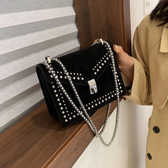 Rivet Crossbody Bags for Women Small Purses