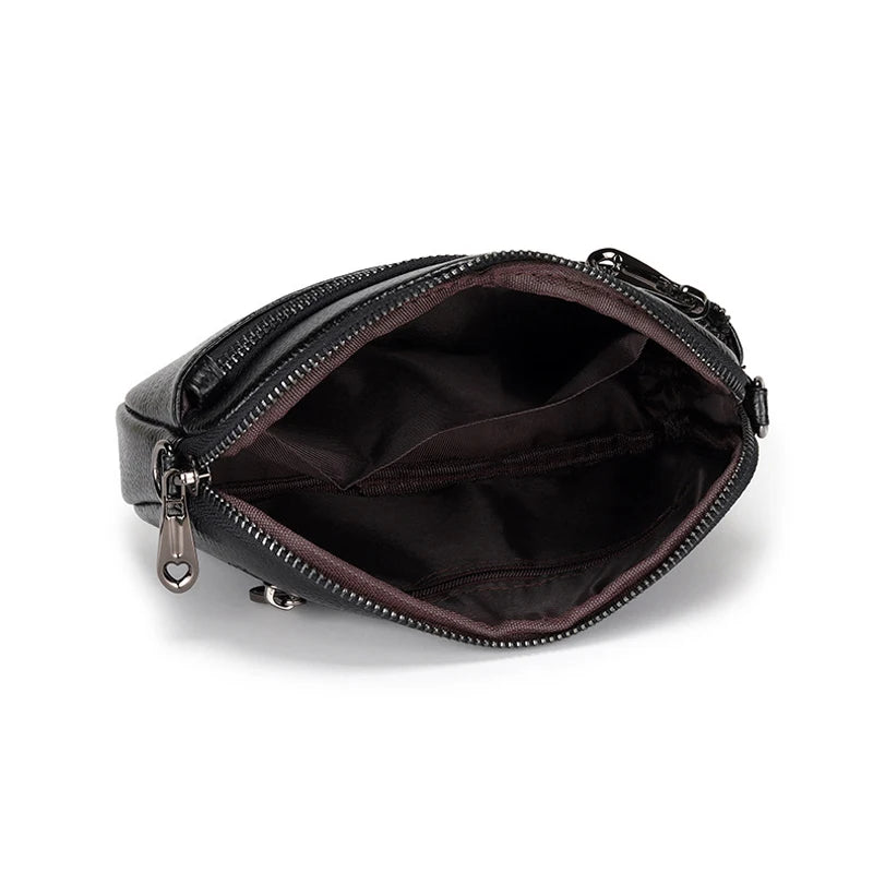Leather Women's Clutch Bag Crossbody Shoulder Party Purse